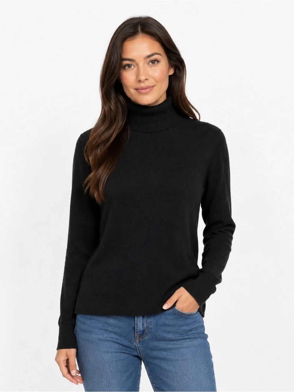 J. Crew Everyday 100% cashmere turtleneck sweater Medium